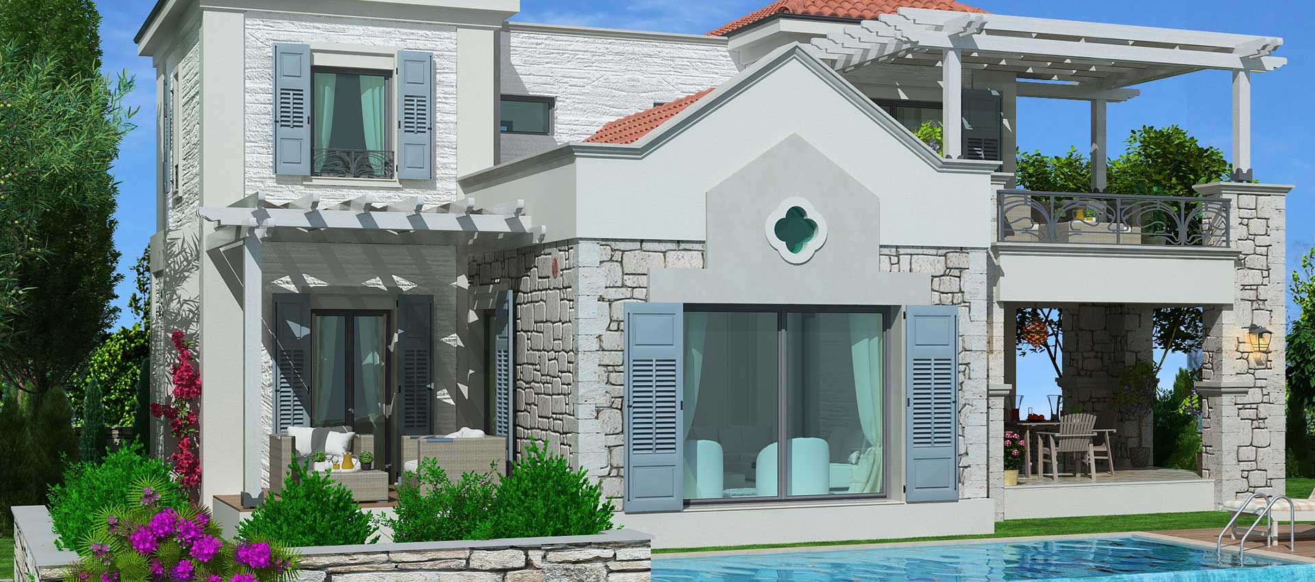 Begonvil Konaklari (A Tipi) ön cephe görseli