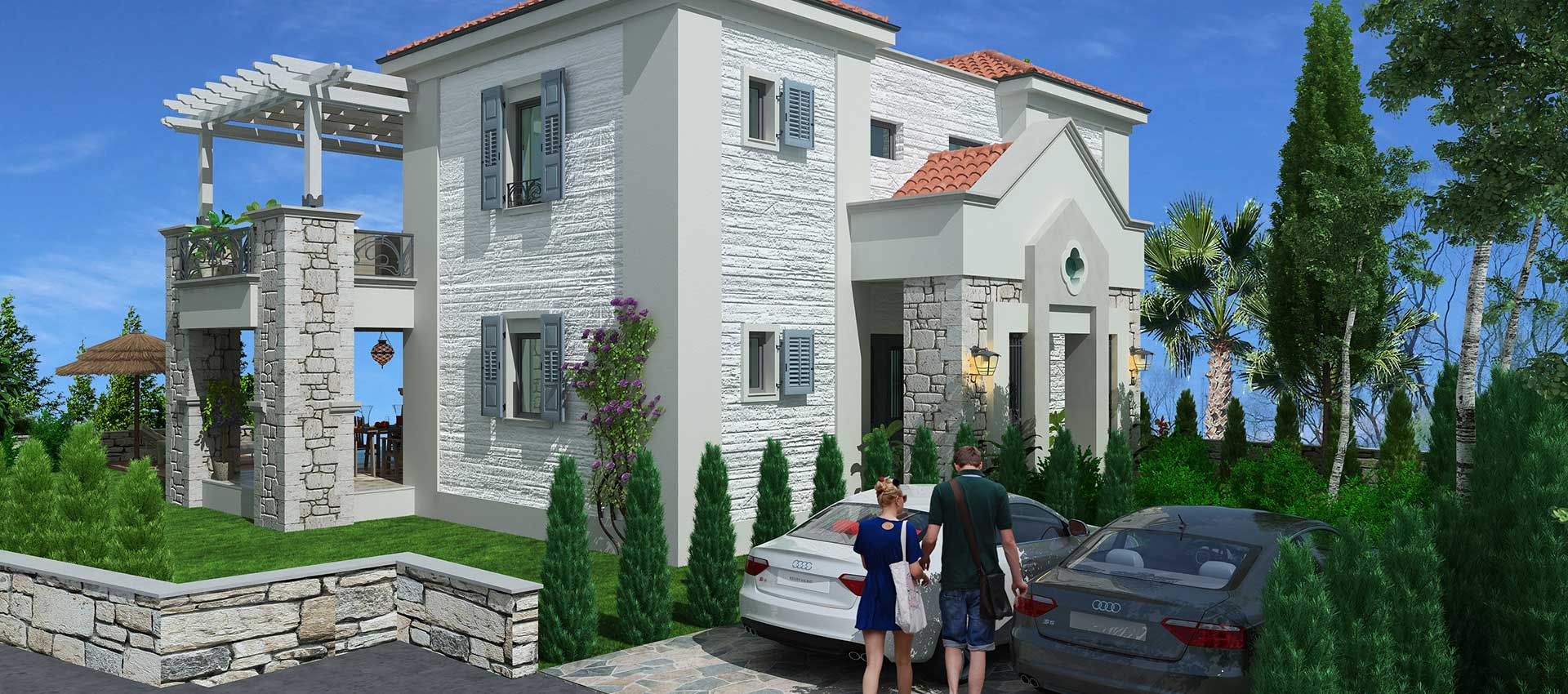 Begonvil Konaklari (A Tipi) arka cephe görseli